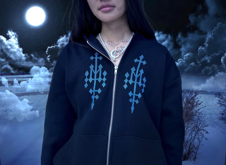 GIRL OF THE MOON ZIP UP